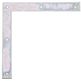 Alberts 312558 Gate Angle | Galvanised | Thick Layer Passivated | 250 x 250 x 30 mm