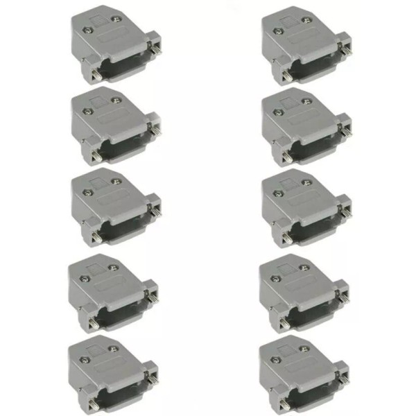 Unbranded 10 Pcs DB15 D-SUB 15 Pin Connector Hood Cover