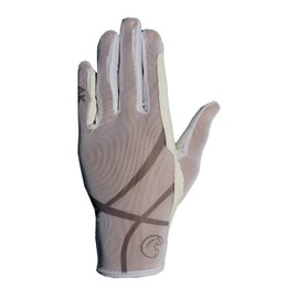 AK Unisex Summer Breathable Horse Riding Gloves & for Daily use Equestrian Gloves AKRS-7007 (White, 3XS)