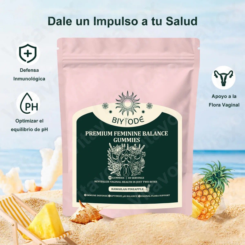 2pc Gomitas Para Equilibrio Hormonal Femenino, Sabor Piña