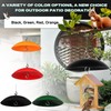 Hanging Squirrel Baffle for Bird Feeders,15.7-inch Metal Dome,Squirrel Proof, Weather
