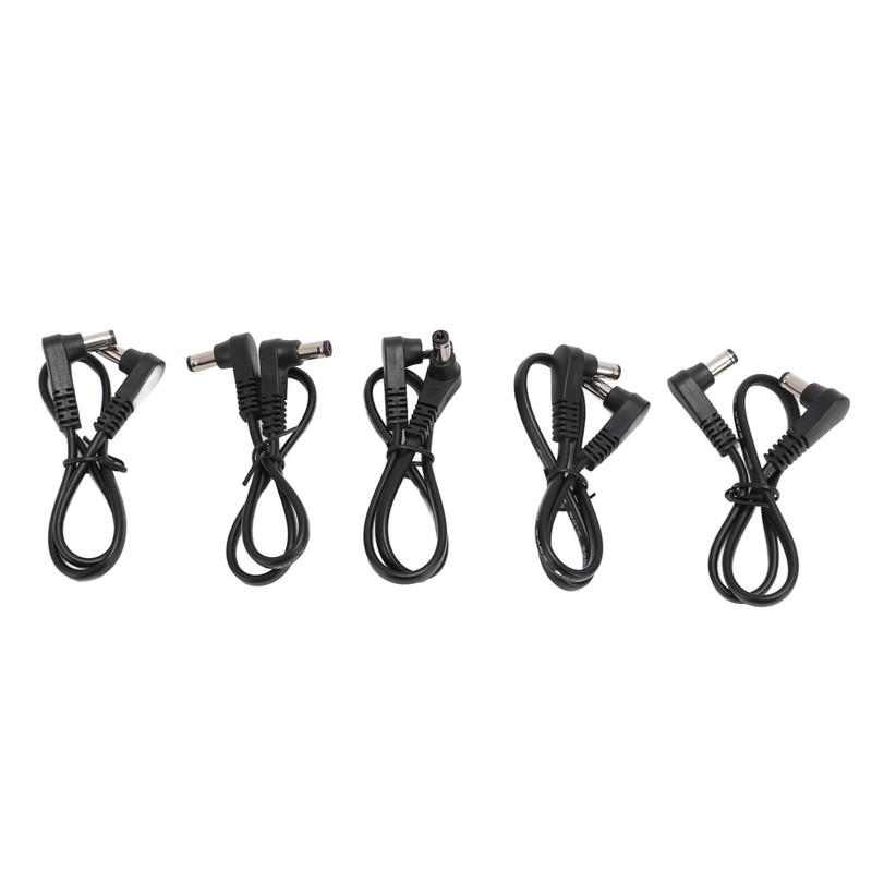 5pcs Right Angle DC Power Cable 5pcs Right Angle DC