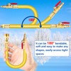 RV Winterizing Kit, 12" RV Winterize Blowout Adapter with Shut