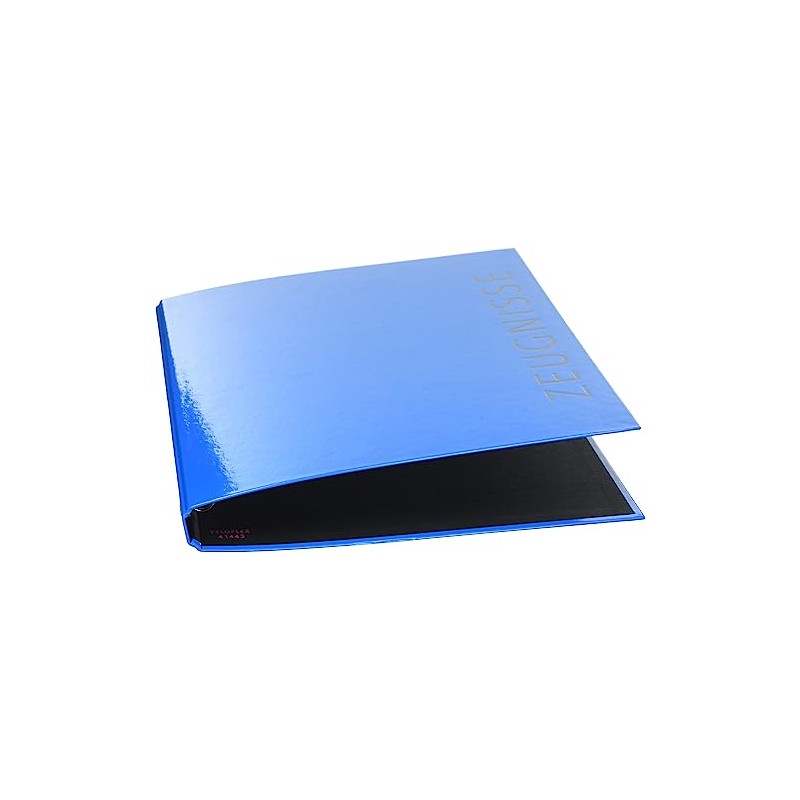 Veloflex Velocolor 4144351 Certificate Ring Binder DIN A4, Blue, Pack