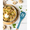 Silicone Pasta Fork, Kitchen Heat Resistant Noodle Spoon Server, BPA