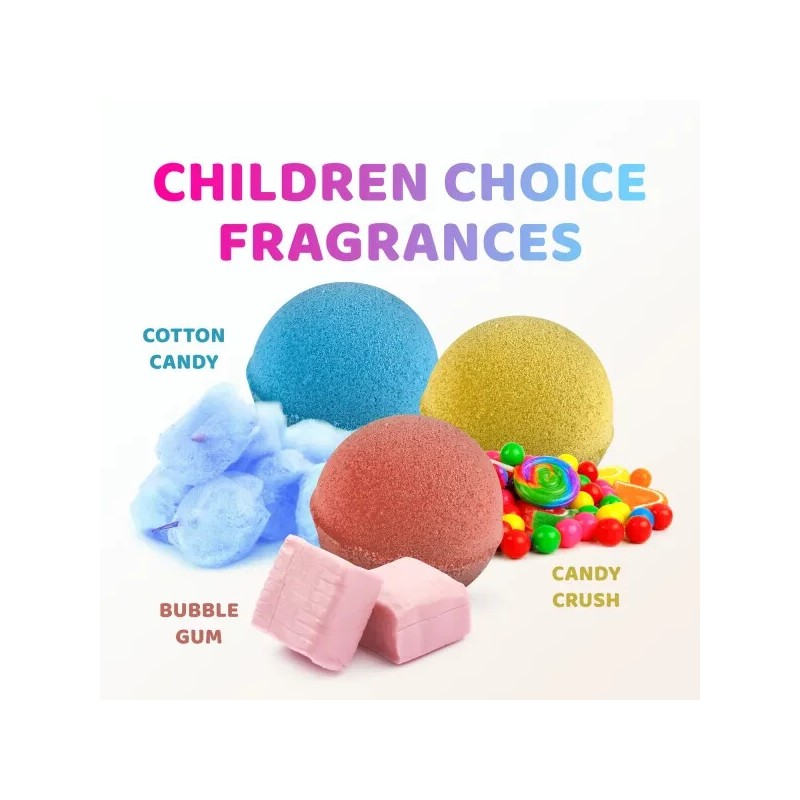 Relaxcation 3 Bath Bombs for Kids with Surprise DINOSAUR Toys