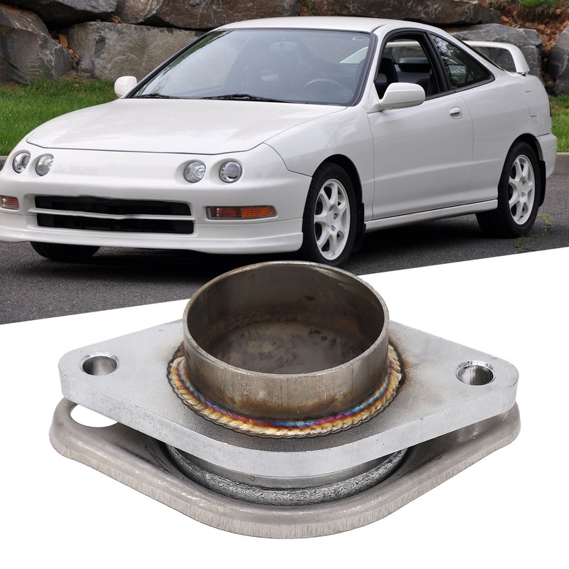 2.5in Donut Gasket with 2pcs Exhaust Manifold Flange for 2
