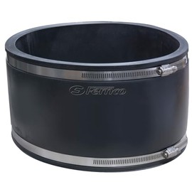 Fernco P1056-1010 Flexible PVC Pipe Coupling for Cast Iron, Plastic or Steel to Cast Iron, Plastic or Steel Plumbing Connections