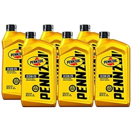 Pennzoil 5W-20 4-Cycle Synthetic Blend Motor Oil 1 qt. - Total Qty: 6