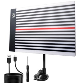 Light for paint-free dent repair, dent repair light board LED with adjustable bracket, USB body strip test lamp and LED reflector board, paintless body repair kit for car