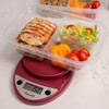 Escali P115WR Primo Digital Scale, 1 Count, Warm Red