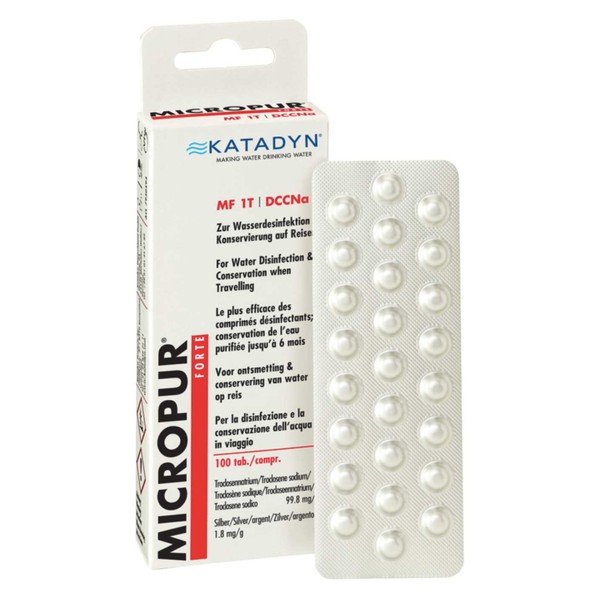Katadyn Micropur Forte Mf 1T Water Purification Tablet, 8014258