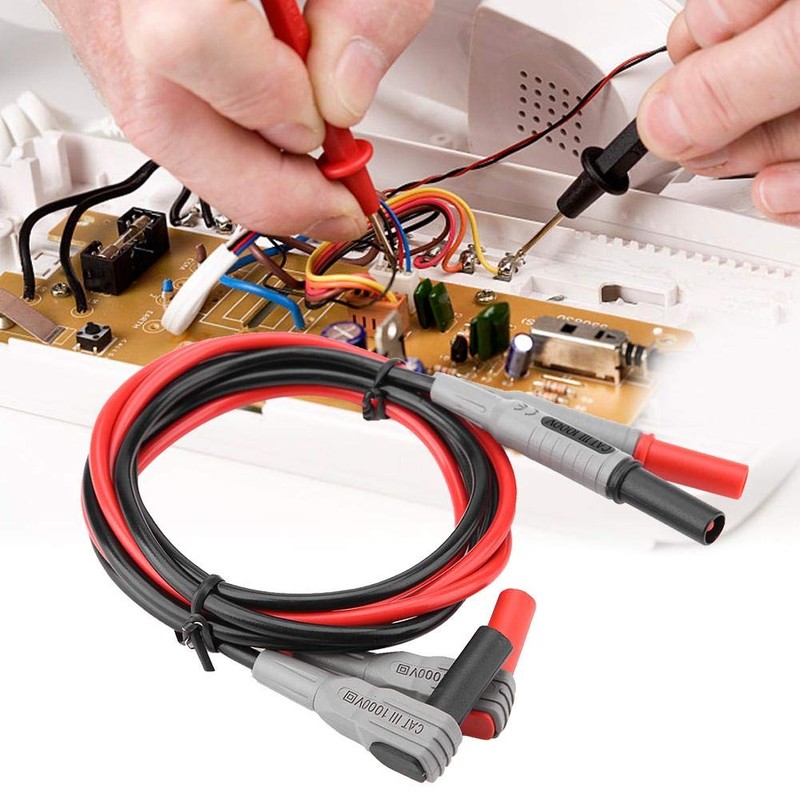 Test Leads Interchangeable Multimeter Accessories Tester Set with Crocodile Clips