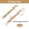 Bamyli 2 Pcs Bag Strap Extender,11.8cm/4.65in Alloy Bag Extender Chain