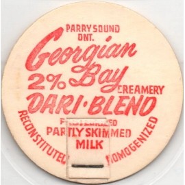 Milk Cap -  Georgian Bay Creamery - Parry Sound, Ontario, Canada - DARI~BLEND