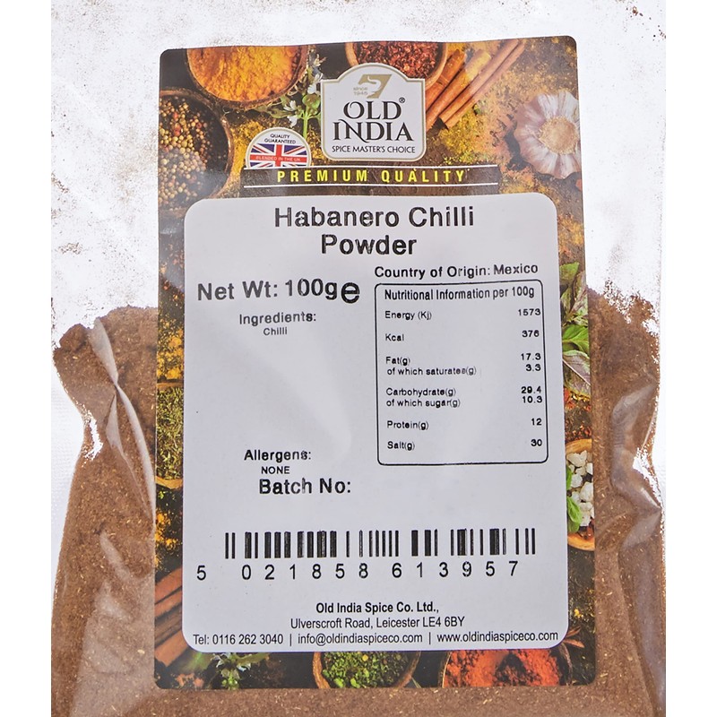 Old India Habanero Chilli Powder 100g