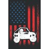 Patriotic Utv Driver, American Flag Utv Sxs Side-by-Side: Lined Journal