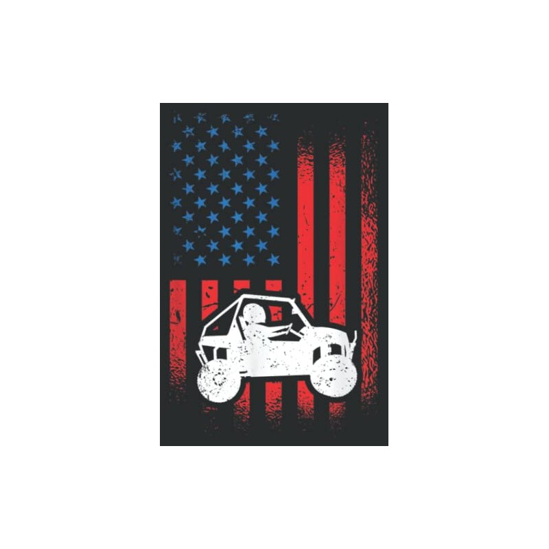 Patriotic Utv Driver, American Flag Utv Sxs Side-by-Side: Lined Journal