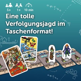 Trefl - Spy Guy Card Game - Cooperative Observation Game, Family Pocket Game, Trace Search, for Adults and Children from 5 Years