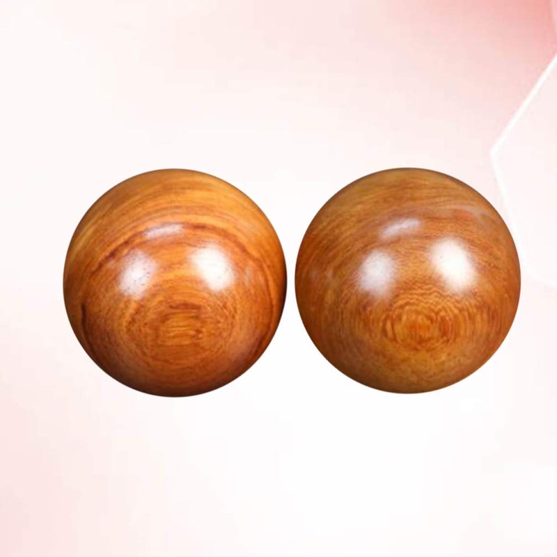 Wooden Baoding Balls Health Exercise Balls Wood Chinese Health Massage