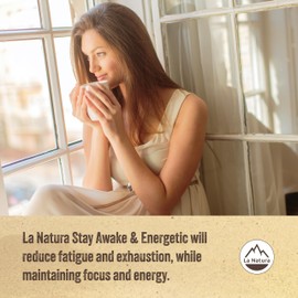 La Natura Lifestyle Stay Awake & Energetic Espresso Roast Coffee Pods - Vitamins B6, B3, B2 Enhanced Nespresso Original Line Capsules - For Focus & Energy - Pack of 10