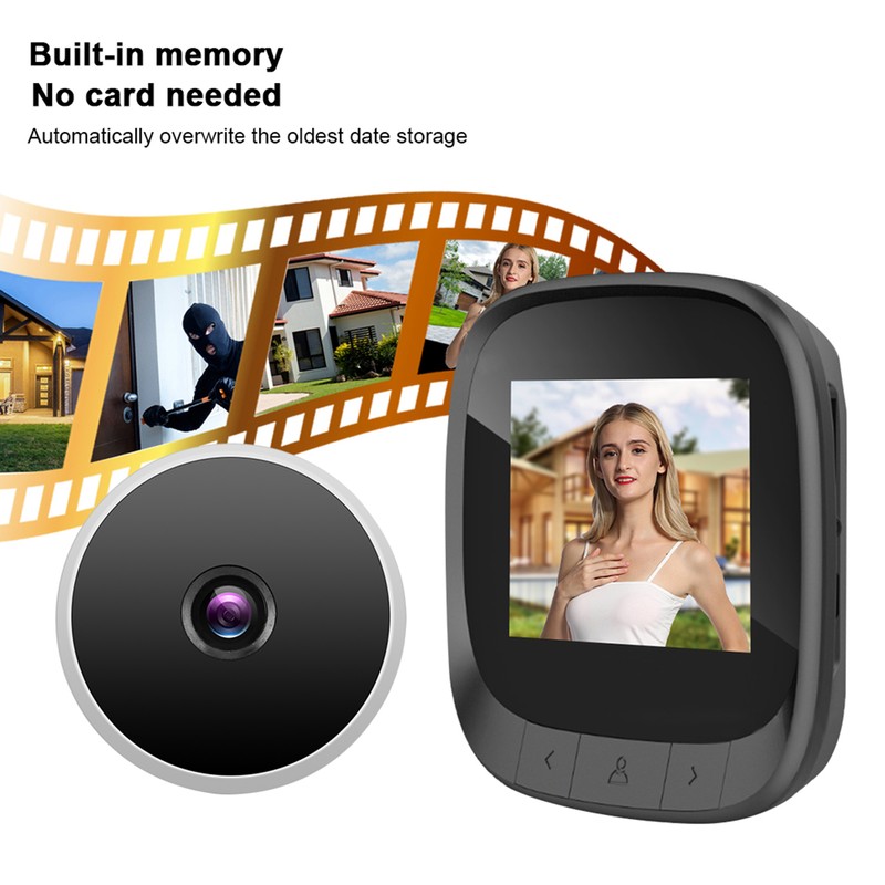 2.4in Smart Visual Door Viewer Digital Video Peephole Security Eye