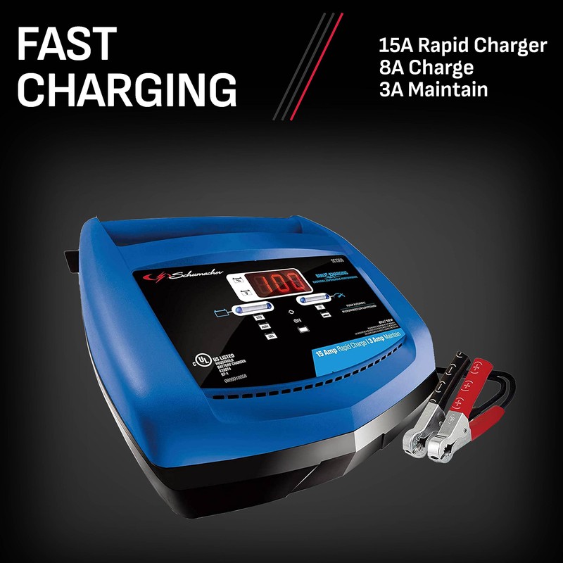 Schumacher Electric Ship ‘n Shore 15A Car Battery Charger and