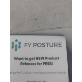 FY Posture Corrector Brace Adjustable Back Support for Men &amp; Women Black Unisex