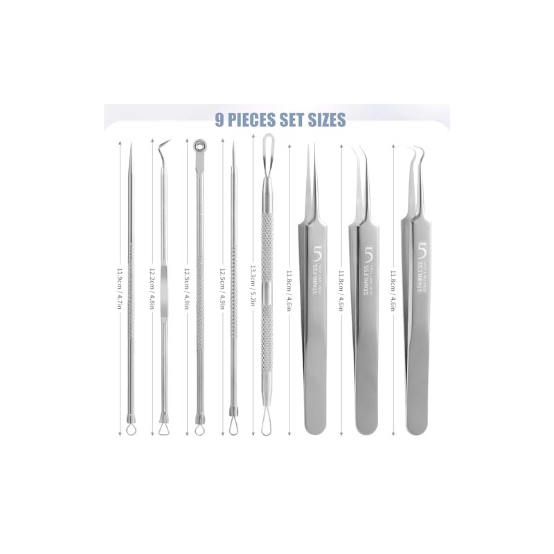 FEITA - Kit de herramientas para quitar espinillas, extractor de