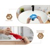 Mini Silicone Oven Mitts 8 PCS Heat Resistant Small Oven