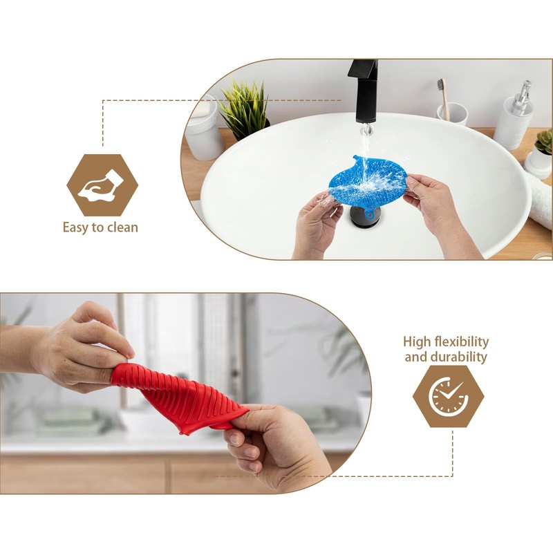 Mini Silicone Oven Mitts 8 PCS Heat Resistant Small Oven