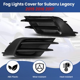 CZCJGD Fog Light Bezel Covers Compatible with Subaru Legacy 2015 2016 2017 (without foglights) Fog Light Bezel Left & Right Side, 1 Pair