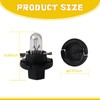 DACIRTY Pack-5 T5 Dashboard Light, DB501 BX8.4d 12V 1.2W High