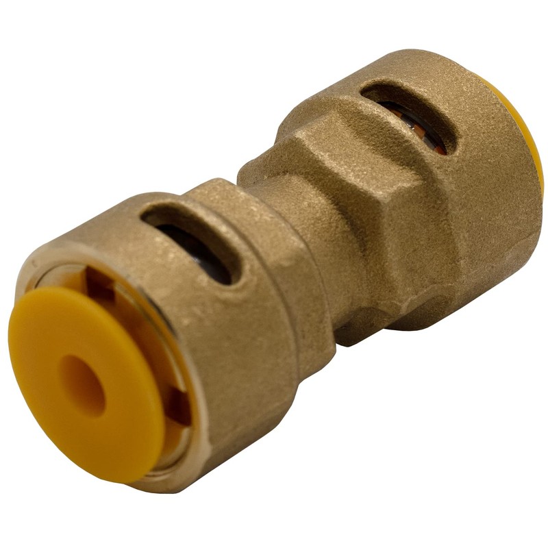 Supplying Demand SB1 3/8 Inch Quick Connect HVAC Brass Coupler