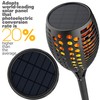 Sunlitec Solar Lights, Waterproof Flickering Flames Torches Lights Outdoor Landscape