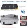 YTFRL 2 PCS License Plate Covers, Unbreakable Plastic Auto Tag
