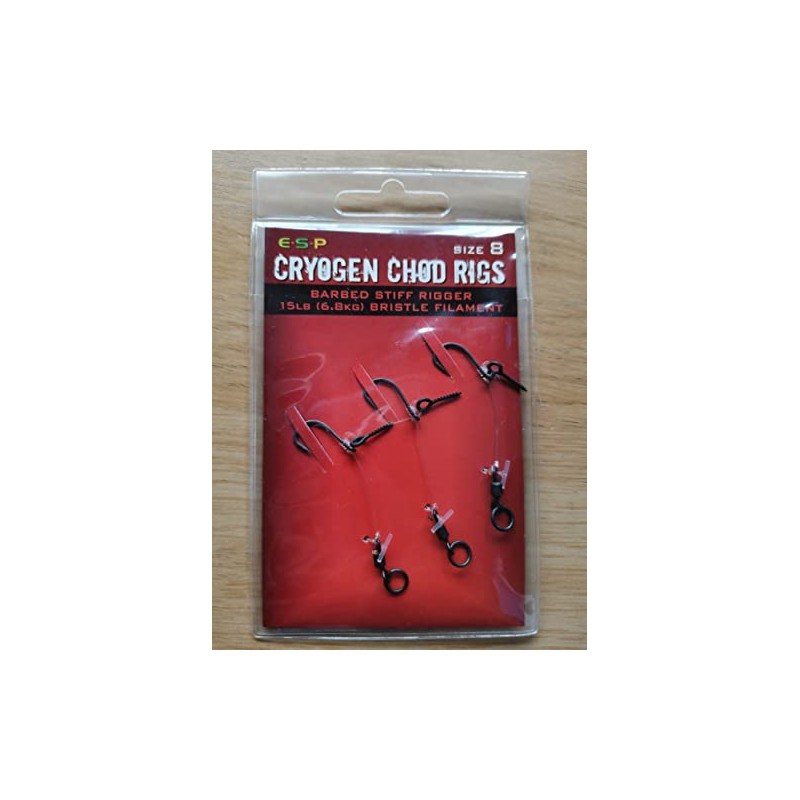 ESP Cryogen Chod Rig With Bait Screw Barbed OR Barbless: