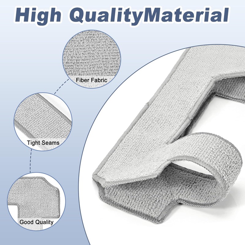 Pack of 8 Cleaning Pads for Ecovacs W1 Pro/W1/W2 Omni/W2