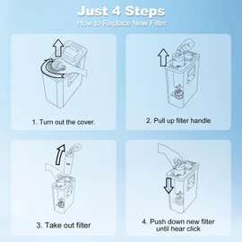 Purewell® K8680 RO Water Purifier System，Replacement RO Filter Cartridge，5-Stage Portable Water Filtration,Survival Gear Purification for Drinking，Team Camping，Travel，Home