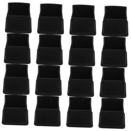 Zerodeko 20pcs Square Chair Leg Protectors Caps Soft PVC Slip Furniture Feet Covers for Hardwood Floors Tile Floors Tables Sofas