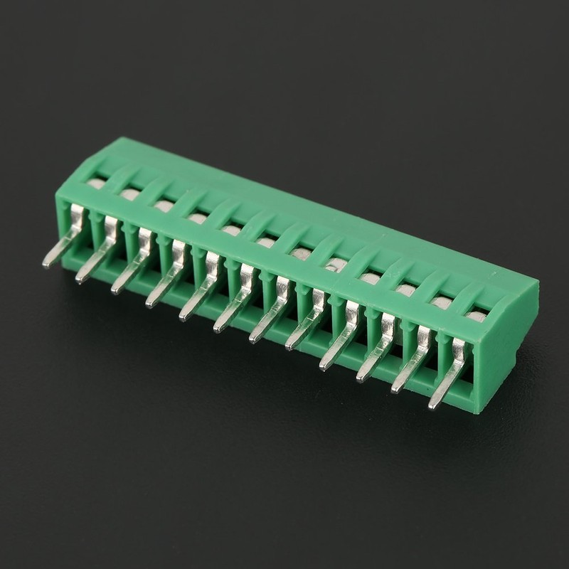 Universal Screw Terminal 10pcs/Set of 12 Pins PCB Green Pitch
