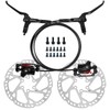 ZTZ MTB Hydraulic Disc Brake Set, Dual Piston Hydraulic Brake