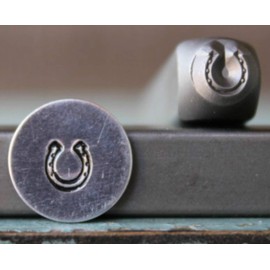 Brand New 5mm Horseshoe Metal Punch Design Stamp - Supply Guy - CH-302