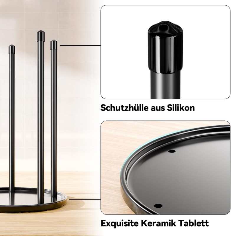 Bottle Holder for SodaStream - Premium Ceramic Drip Holder with