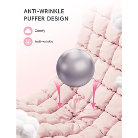 CLUCI Quilted Duffel Bag for Women, Large Puffer Duffle Weekender Bag with Shoe Compartment, Overnight Carry On Bag Workout for Airplane, Sports