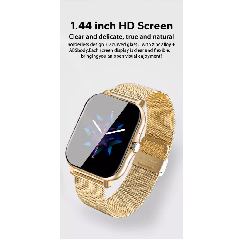 simson Smartwatch Android Phone 1.44" Color Screen Full Touch Custom