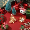 24 Pcs Christmas Napkin Rings Bulk Snowflake Napkin Ring and