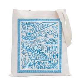 POFULL Emperors Inspired Gift Kuzco’s Poison Tote Bag Magic Kingdom Gift (Ku-zco Poison Tote Bag)