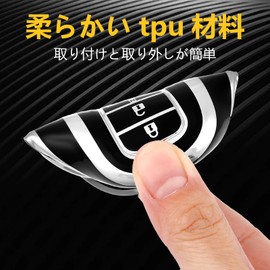 OFF WE GO Key Shell TPU Car Key Cover, Key Case, Compatible with New Honda Honda N-Box, JF5, JF6, Vezel, VEZEL RV3, RV4, RV5, RV6, CIVIC Hatchback, FL1, Step Wagon, Roadster, New Honda Compatible