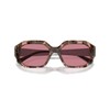 Vogue Eyewear VO5554S Sunglasses, Rose Tortoise/Dark Violet, 54 mm